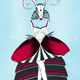 Illustration for article titled Christmas Couture: Santa's Reindeer, Reimagined as Runway Stars
